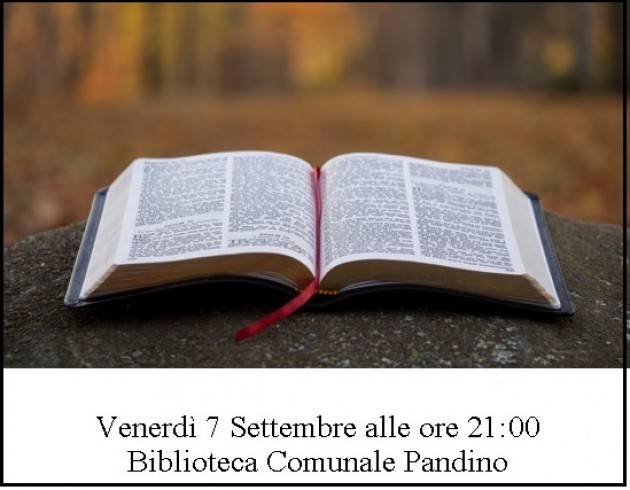Pandino ‘Di pagina in pagina’ Incontri con Paola Boni venerdì 7 settembre