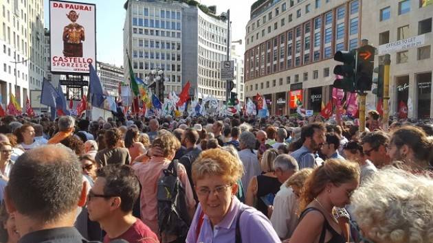 Anche la Cgil di Cremona al presidio di protesta a Milano contro #Orban e #Salvini