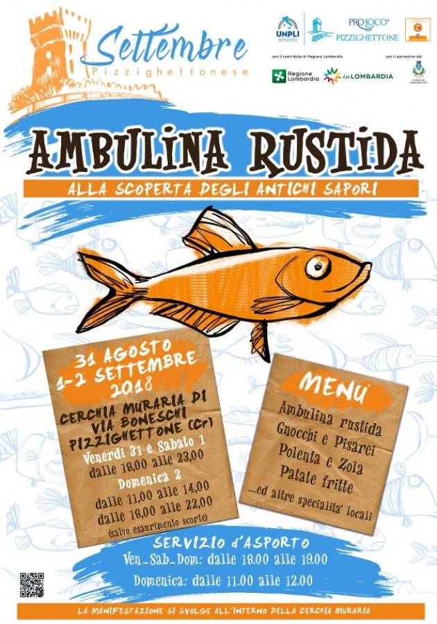 AMBULINA RUSTIDA a Pizzighettone dal 31 agosto a domenica 2 settembre