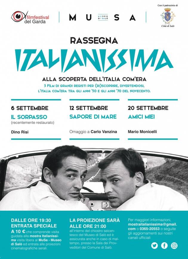 Un settembre con il cinema sotto alle stelle al MuSa - il Museo di Salò