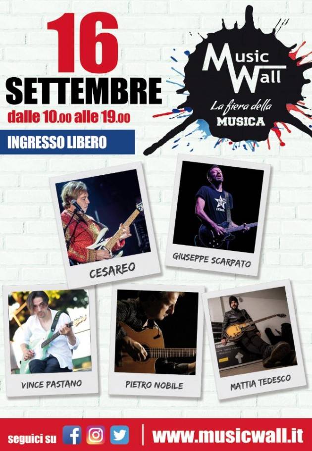I big italiani della chitarra a Music Wall - La Fiera della Musica