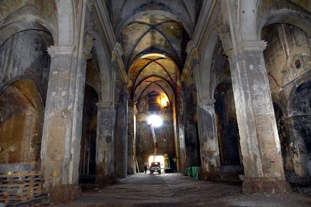 Piacenza: visita all’ex chiesa del Carmine da parte delle Giunte di Confindustria e del Comune