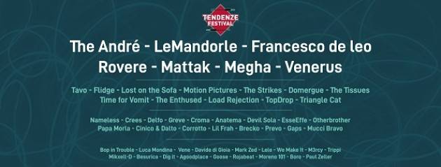 Piacenza: da giovedì 13 a domenica 16 settembre torna 'Tendenze Festival' 