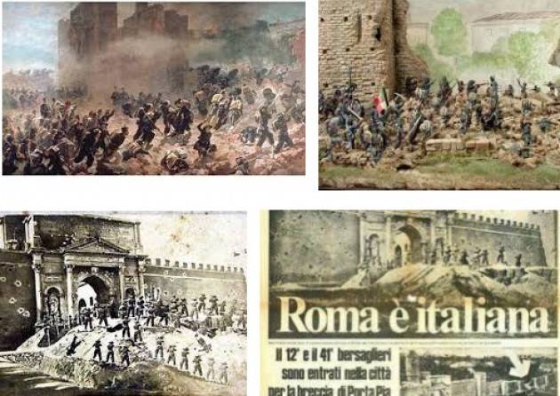 L’ECOSTORIA  Si celebra oggi 20 settembre a Cremona  Il 148° presa di Porta Pia 