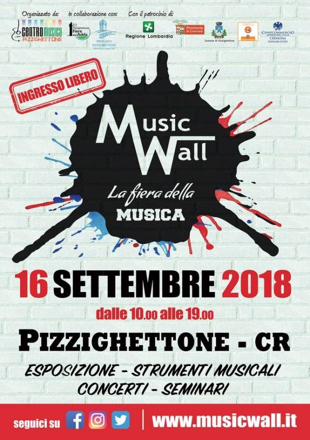 Music Wall - La fiera della Musica domenica 16 settembre a Pizzighettone (CR)