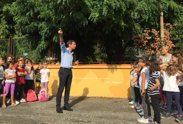 Cremona La scuola primaria del Boschetto ha finalmente il suo murale