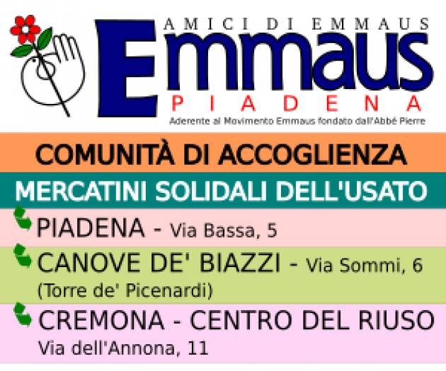 (Video) Un successo i mercatini di Solidarietà 2018 Emmaus di Piadena e Canove de Biazzi