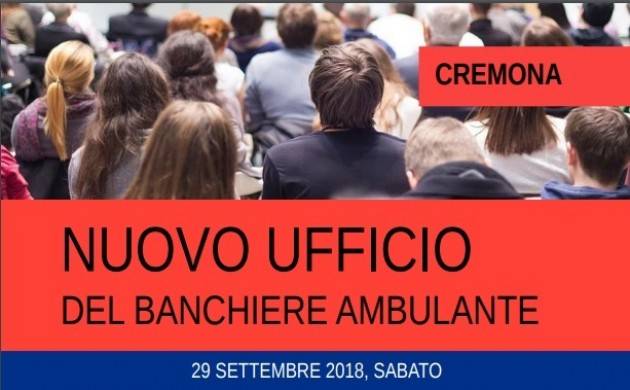 INIZIATIVA SOCI BANCA ETICA CREMONA sabato 29 settembre