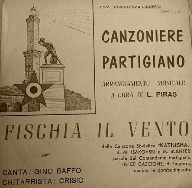 (Musica) La canzone ‘Fischia il Vento’ fu scritta  nel casone di ‘U Passu du Beiu’ in Liguria
