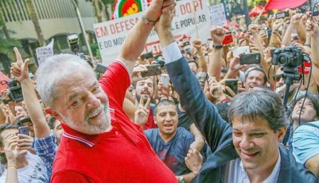 Lettera di Lula ai brasiliani:’da oggi, Haddad sará Lula per migliaia di brasileños’  Voto del 7 ottobre