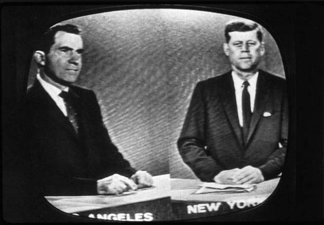 AccaddeOggi   #26settembre 1960 – A Chicago si svolge il dibattito TV  tra candidati alla presidenza Nixon e  Kennedy