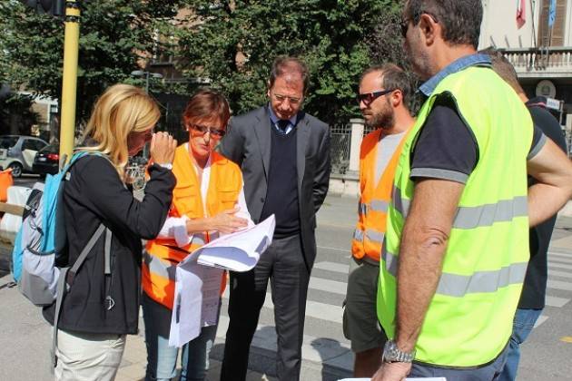 Cremona: prosegue il cantiere della ciclabile di viale Trento e Trieste