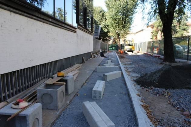 Cremona: prosegue il cantiere della ciclabile di viale Trento e Trieste