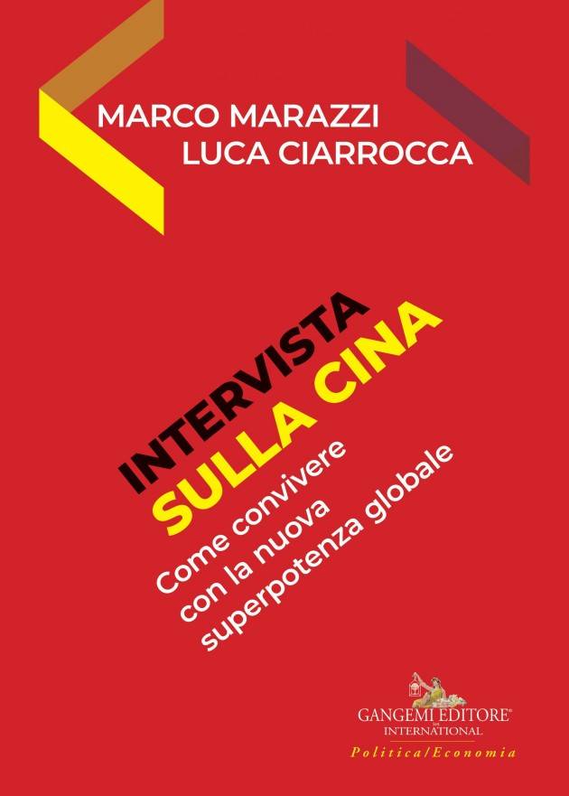 A Roma presentazione del volume INTERVISTA SULLA CINA Lunedì 1 ottobre 2018