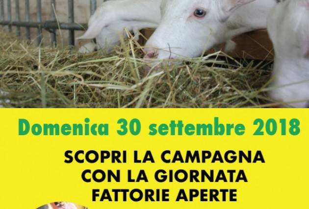 Oggi Domenica 30 settembre  Dalla ginnastica contadina al dog tranier arriva l’open day delle fattorie lombarde
