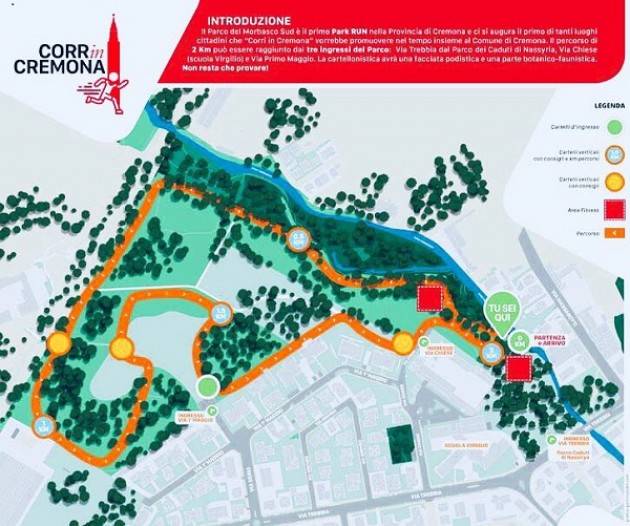 Apertura ufficiale del primo Park Run cremonese