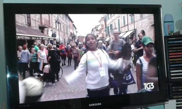 Marcia Pace Perugia-Assisi 100mila manifestanti. Dichiarazioni di Boldrini e Camusso
