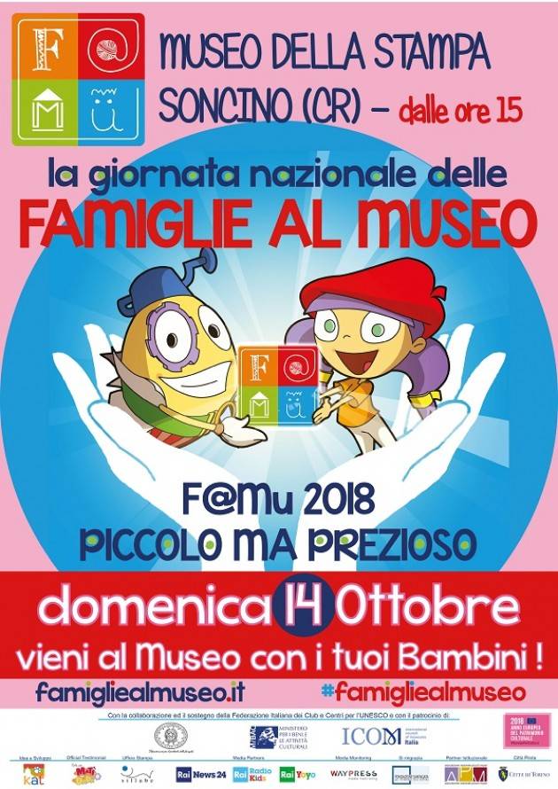 Oggi Domenica 14 a Soncino Giornata Nazionale delle FAMIGLIE AL MUSEO 2018 Piccolo Ma Prezioso: l’Ex-Libris