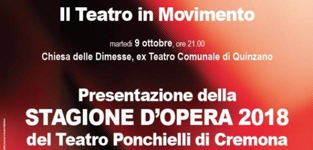 'Teatro in Movimento': le Stagioni del Ponchielli in giro per la Provincia