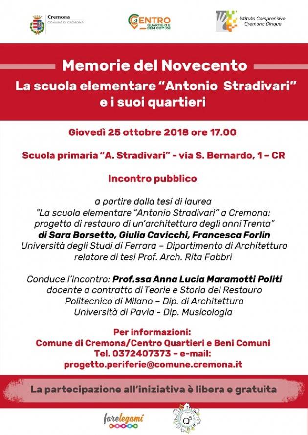 Viaggio nella storia della scuola 'A. Stradivari' e dei suoi quartieri