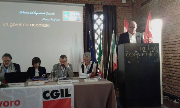 (Video) CGIL IL LAVORO E’ -  I VIDEO DELL' IX Congresso di Cremona che si è APERTO CON LA RELAZIONE DI MARCO PEDRETTI 