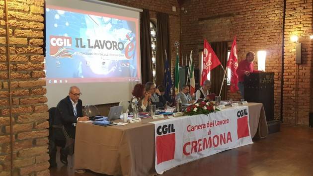 CONGRESSO CGIL PEDRETTI MARCO  E’ STATO RICONFERMATO SEGRETARIO GENERALE DELLE CAMERA DEL LAVORO DI CREMONA