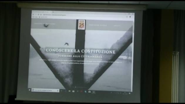 (Video)  A Cremona Bergonzi e Sarfatti presentano il sito Archivio Conoscere la  Costituzione