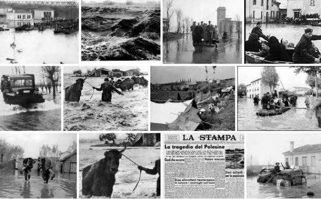 AccaddeOggi   #14novembre 1951 – Rotta del Po e alluvione nel Polesine