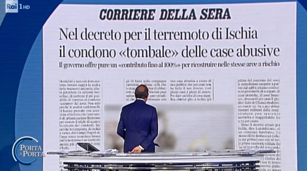 ADUC Governo. La vergogna del condono edilizio per Ischia