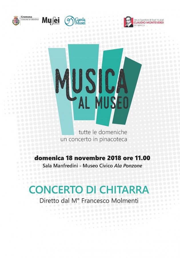 Cremona: concerto di chitarra al Museo Civico 'Ala Ponzone'