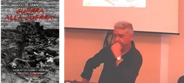 L’ECOLIBRI  Report sull’incontro con Ugo  De Grandis  autore del libro ‘Guerra alla guerra’