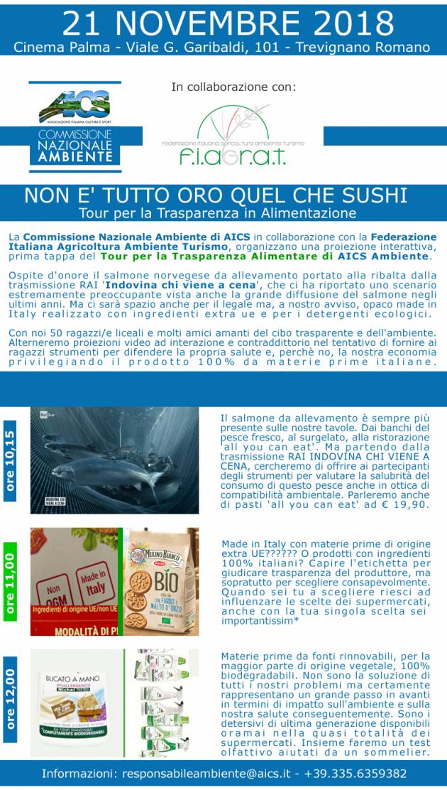  I° Obiettivo: Natale salmone free sulle nostre tavole e più consapevolezza negli acquisti.