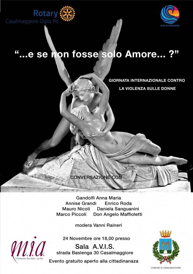 E se non fosse solo amore !!! Convegno associazione M.I.A. a Casalmaggiore 24 novembre