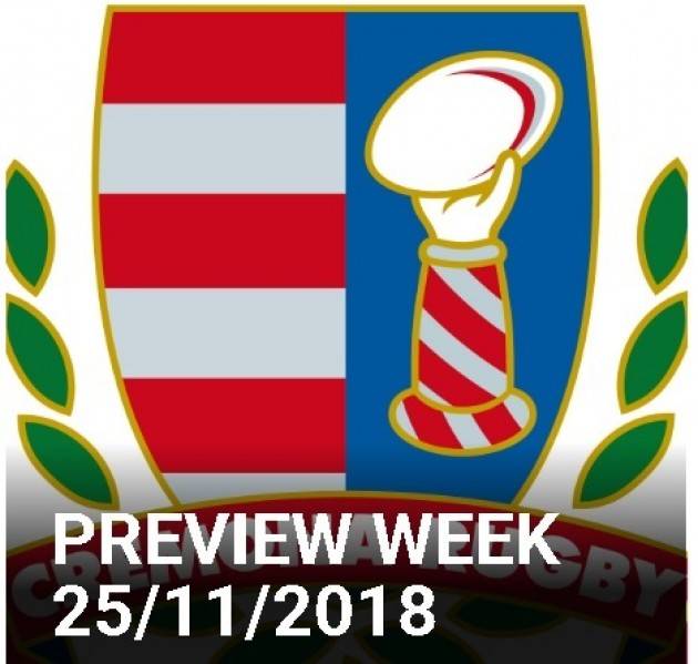 Cremona Rugby Preview Week 25/11/2018