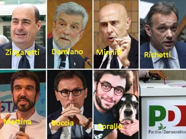 Sette candidati a segretario Le primarie del Partito Democratico si terranno  il 3 marzo 2019