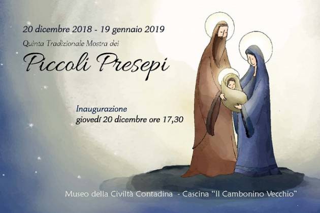 Cremona: torna la mostra 'Piccoli Presepi' al Museo del Cambonino