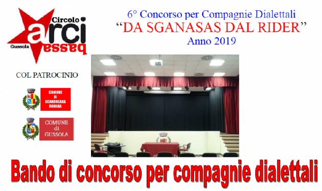 Gussola- Scandolara Ravara 6° Concorso  ‘DA SGANASAS DAL RIDER’ Evento 17 marzo 2019