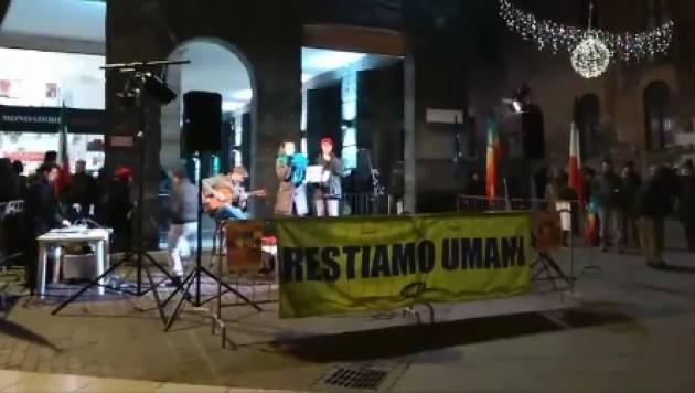 (Video) Restare Umani . Più di mille  alla manifestazione indetta dalla Tavola della Pace di Cremona del 15 dicembre 2018