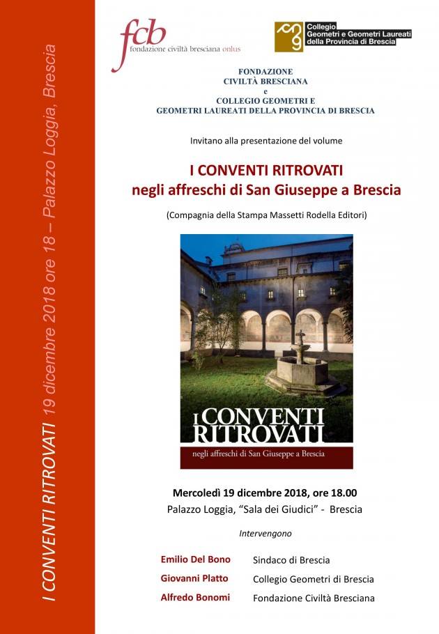 Presentazione libro sugli affreschi della chiesa di San Giuseppe a Brescia