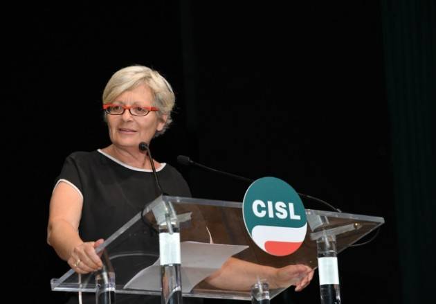 Cisl Annamaria Furlan Puntare sulla Crescita