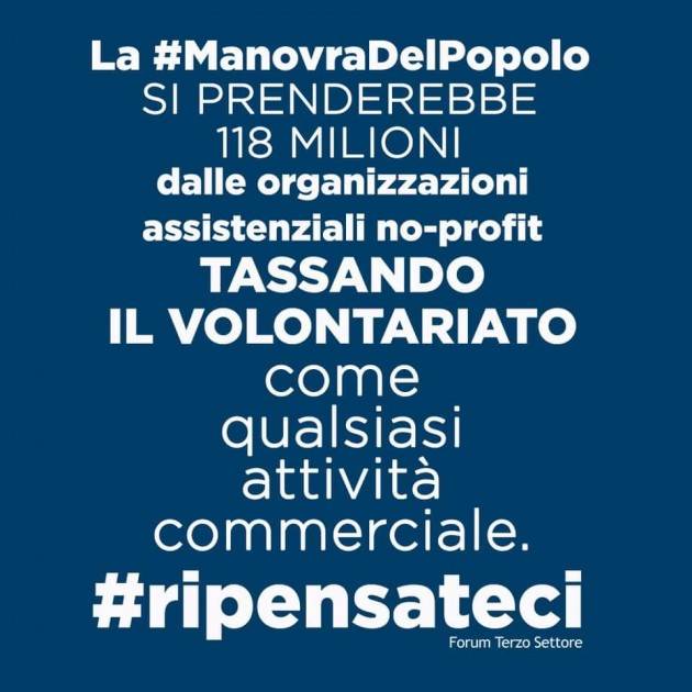Aumento tasse volontariato. Dopo le proteste il Governo fa marcia indietro by Gian Carlo Storti