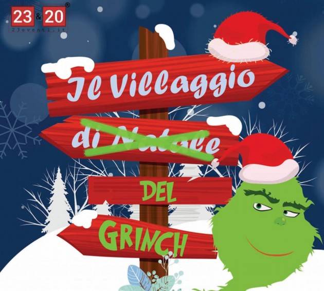 Il Grinch a Volandia, questo weekend diventa buono… Raccolta regali per la Mensa del Povero