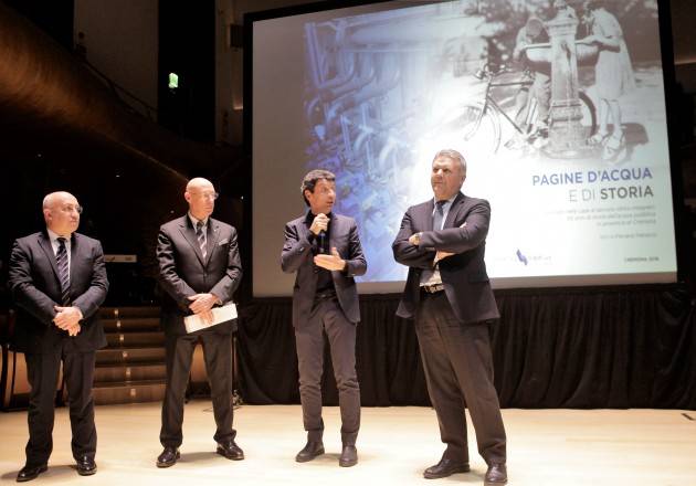 Cremona  ‘Pagine d’acqua e di storia’, il testo che celebra i 65 anni di Padania Acque S.p.A.