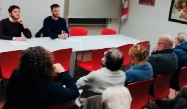 Cremona Iscritti e dirigenti PD a sostegno di Zingaretti.