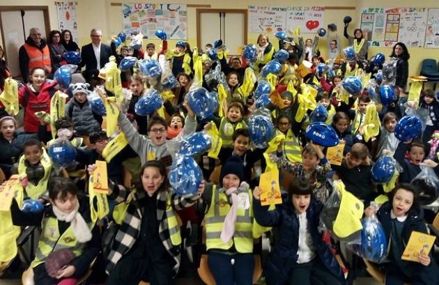 Piacenza  Pedibus, il bilancio della campagna ‘Col casco non ci casco’