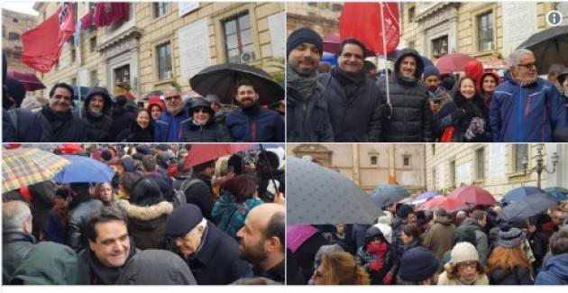 Cgil Diritto d'asilo  Prima viene la Costituzione: presidio a Palermo