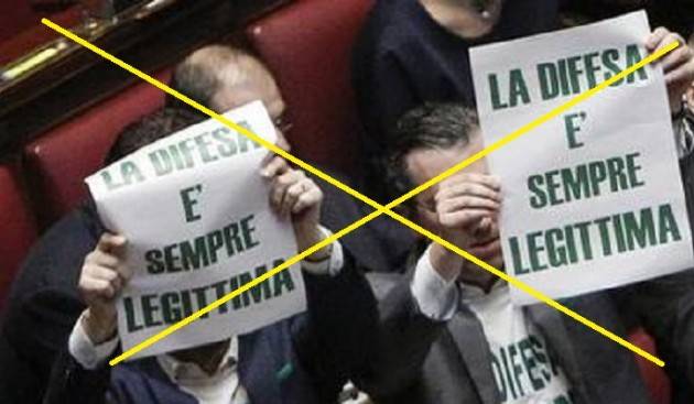 ADUC Governo. Lega e M5S sulla legittima difesa che non difende