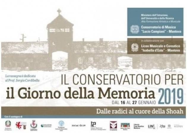 MANTOVA il 27 GENNAIO  CELEBRA IL  GIORNO DELLA MEMORIA