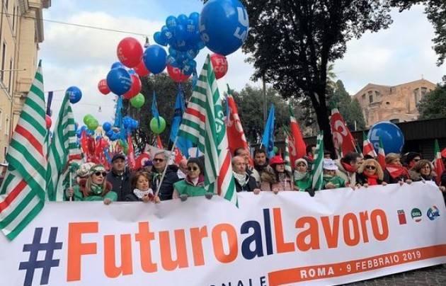 (Video) Con Cgil-Cisl-Uil in 300 a Roma da Cremona alla manifestazione #FuturoAlLavoro
