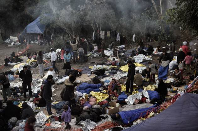 Pianeta Migranti. Voci dirette dal campo profughi di Moria, a Lesbo.